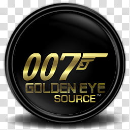 Valve Game ,  Golden Eye Source logo transparent background PNG clipart