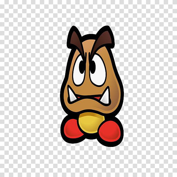 Old Classics: Goomba, brown animal character illustration transparent background PNG clipart