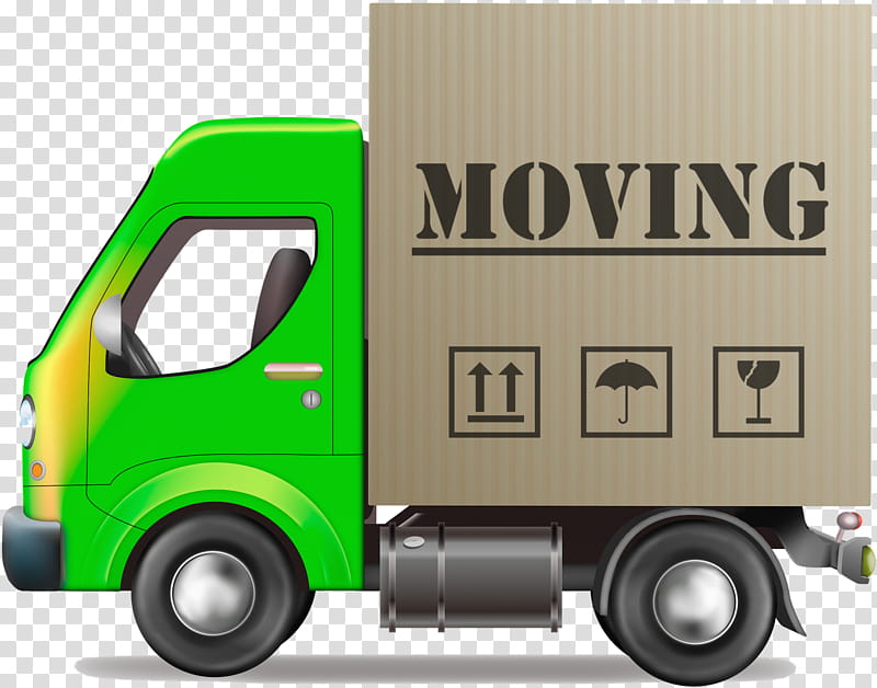 Recycling, MOVER, Relocation, Truck, Van, Cardboard, Renting, Business transparent background PNG clipart