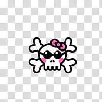 Cute Skulls, skull with crossbone icon transparent background PNG clipart