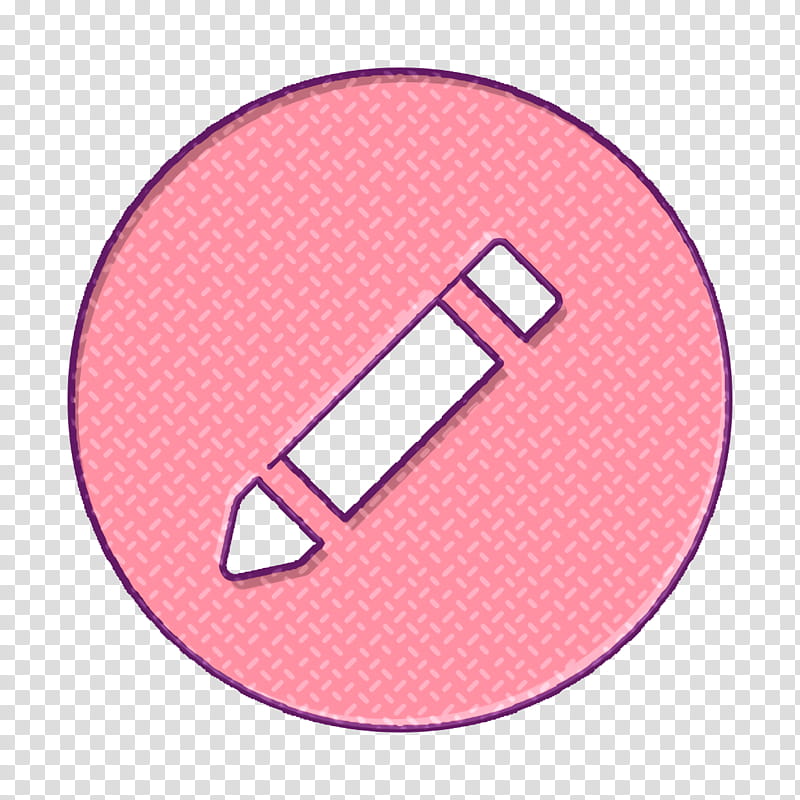 Pencil icon edit tools icon Edit icon, Interface Icon, Pink, Material Property, Circle, Symbol transparent background PNG clipart