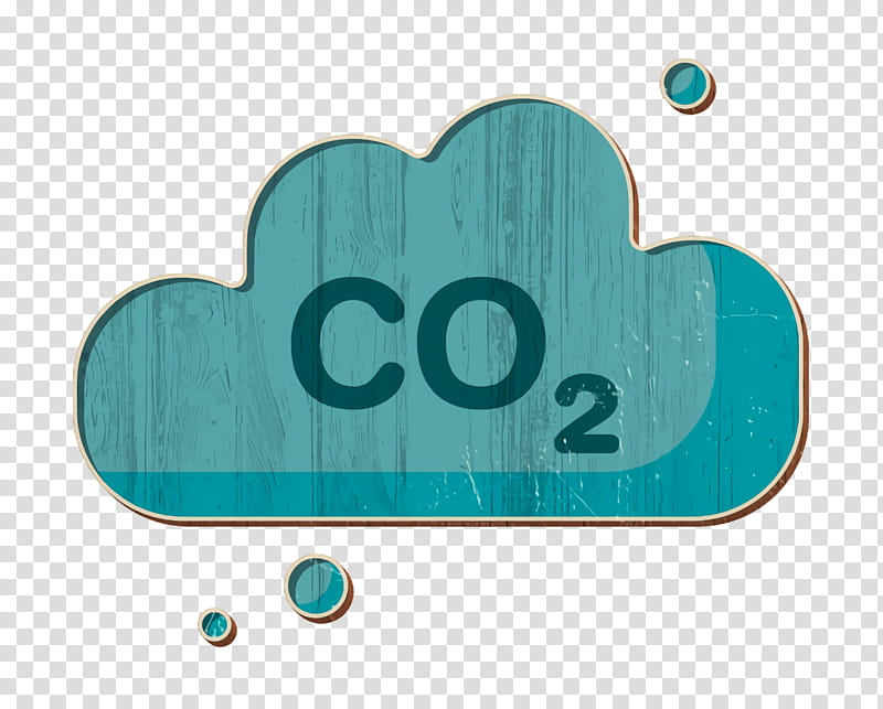 Co2 icon Carbon dioxide icon Climate Change icon, Green, Aqua, Turquoise, Text, Teal, Line, Heart transparent background PNG clipart
