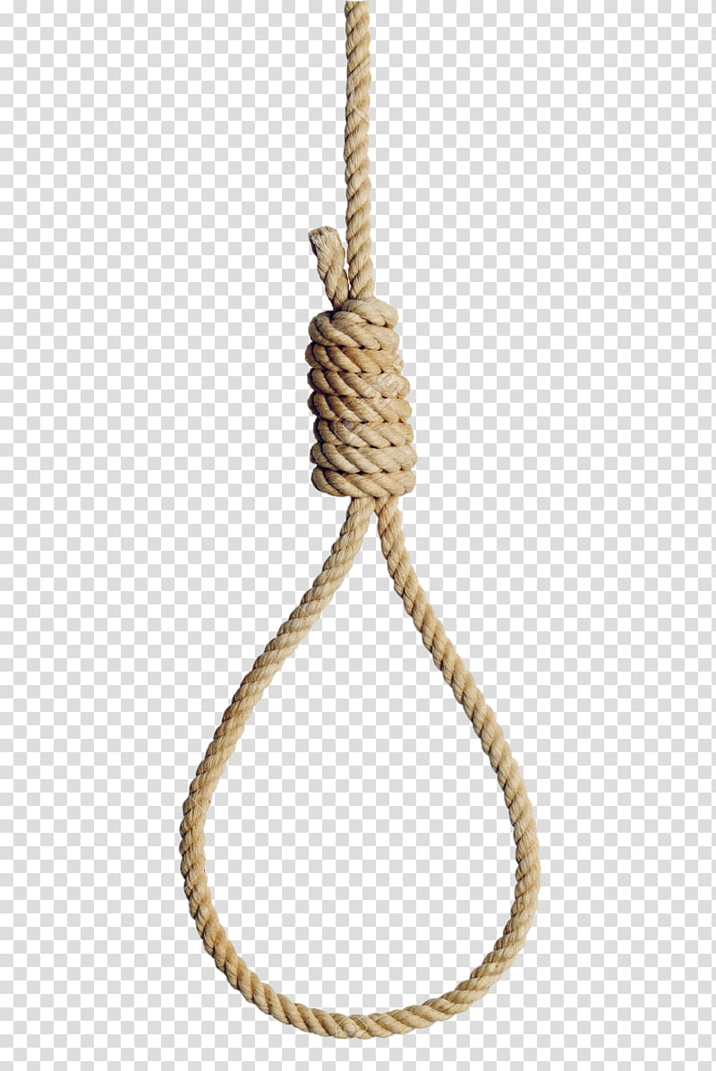 Noose Hangman\'s knot Rope, rope transparent background PNG