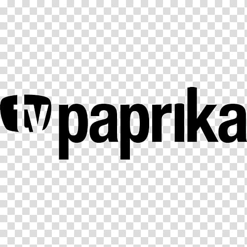 TV Channel icons , tv_paprika_black, paprika logo transparent background PNG clipart