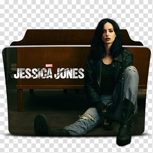 Jessica Jones Season  Folder Icon transparent background PNG clipart