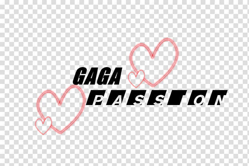 Gaga passion texto  transparent background PNG clipart