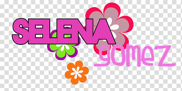 Selena nombre transparent background PNG clipart