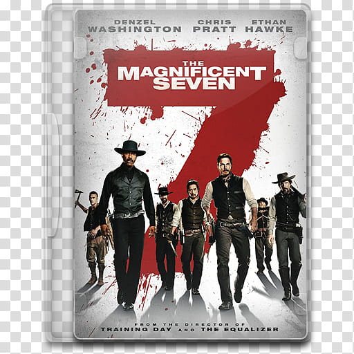 Movie Icon Mega , The Magnificent Seven (), The Magnificent Seven movie cover transparent background PNG clipart