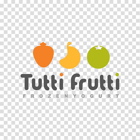 Frozen Food, Tutti Frutti Frozen Yogurt, Logo, Fruit, United States Of America, Text, Yellow, Orange transparent background PNG clipart