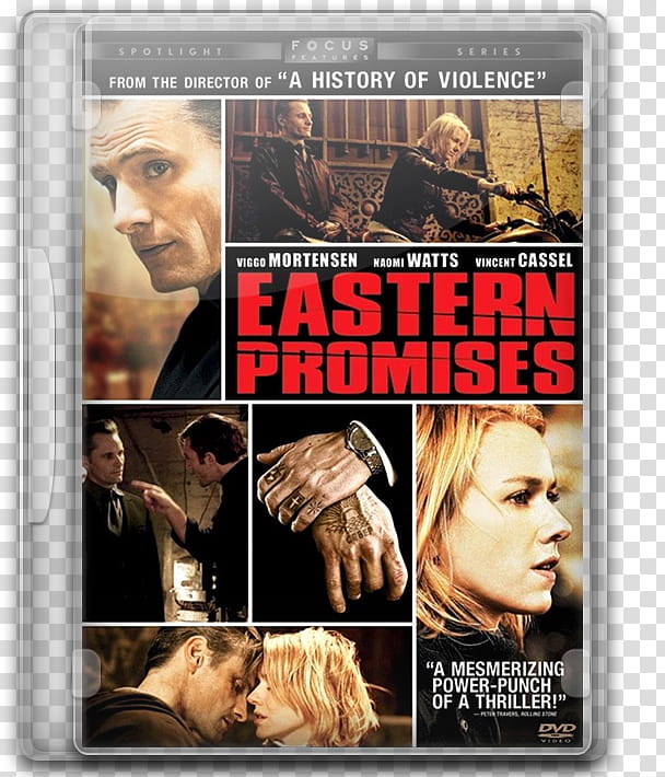 Eastern Promises  DVD Case Icon transparent background PNG clipart