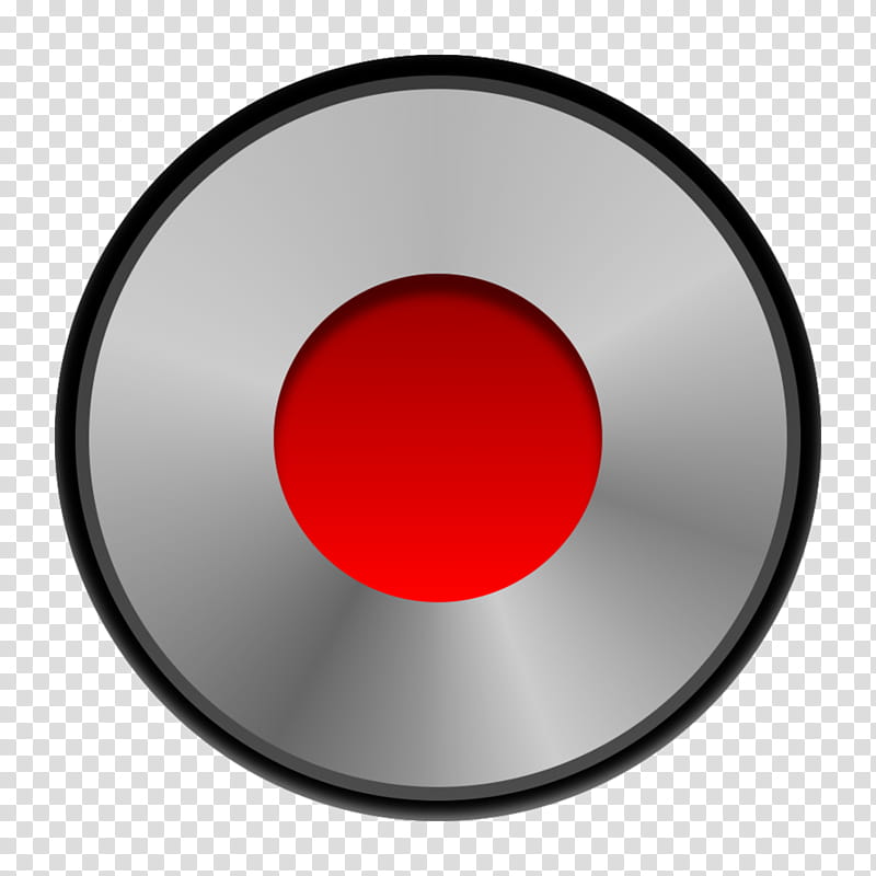 Record, round gray and red button transparent background PNG clipart