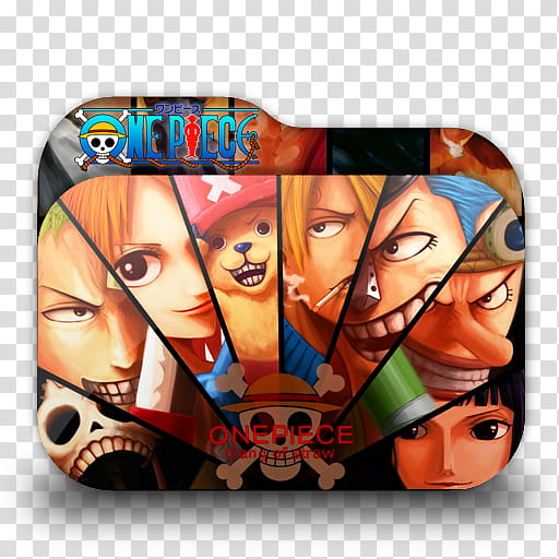 One Piece Anime Folder Icon, One Piece transparent background PNG clipart