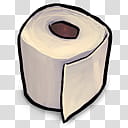 Buuf Deuce , Less Distorted Toilet Paper icon transparent background PNG clipart