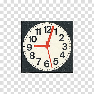 , white and black clock transparent background PNG clipart