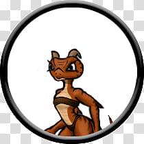 Kobold Girl, brown creature illustration transparent background PNG clipart