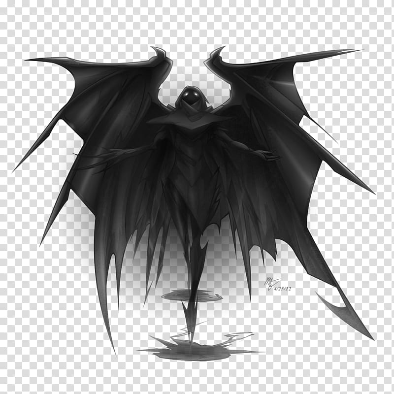 Black Scheme, black bat characterillustration transparent background PNG clipart