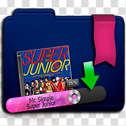 Super Junior Icon Folders I, Descargas, Super Junior folder icon transparent background PNG clipart