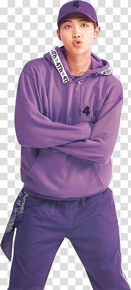 RM , men's purple hoodie transparent background PNG clipart