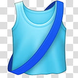 blue tank top illustration transparent background PNG clipart