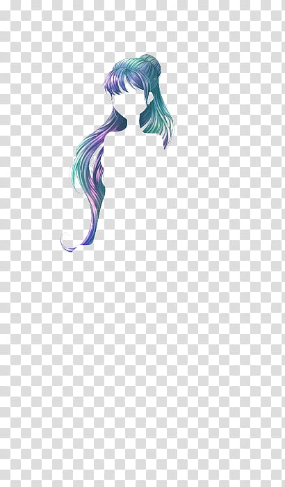 CDM nice to start , blue and purple wig transparent background PNG clipart