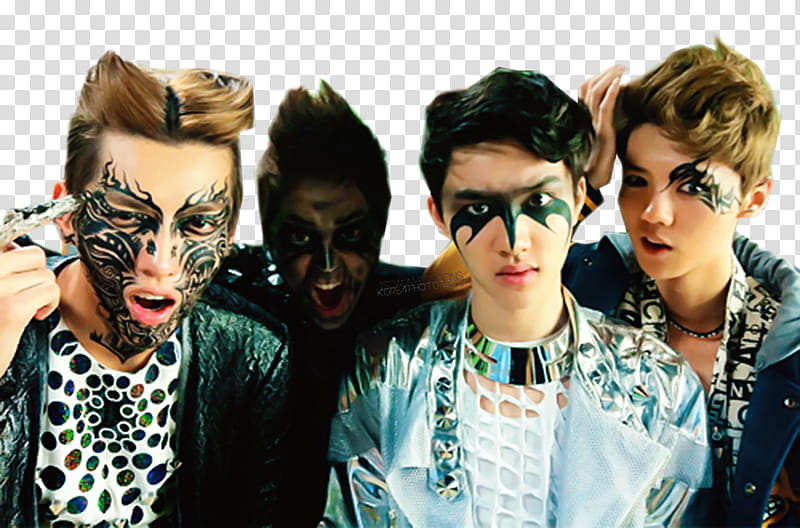 EXO HALLOWEEN, music boy band transparent background PNG clipart