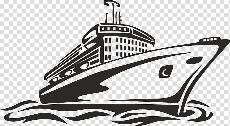 Book Black And White, Cruise Ship, Travel, Black And White
, Watercraft, Line, Sports Equipment, Boat transparent background PNG clipart