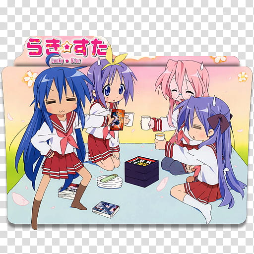 Anime Icon , Lucky Star v transparent background PNG clipart