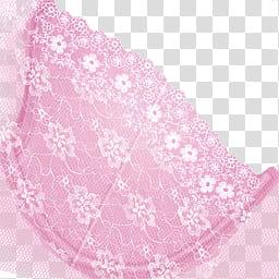 DOAX Crystal Boutique, pink and white floral textile transparent background PNG clipart