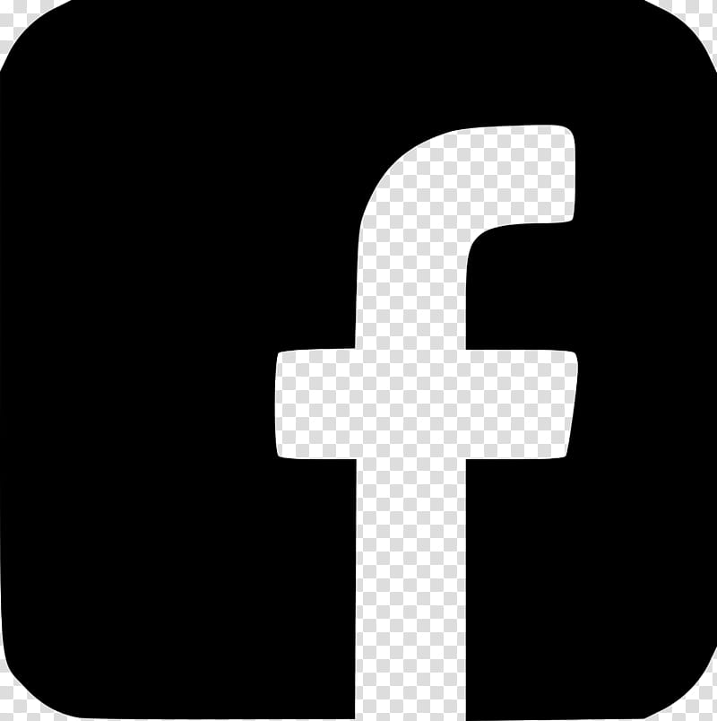 Facebook Social Media Icons, Logo, Instagram, Symbol, Black, Silhouette, Text, Cross transparent background PNG clipart