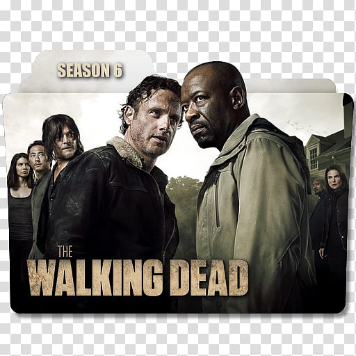 The Walking Dead Serie Folders, The Walking Dead Season  TV series folder icon transparent background PNG clipart