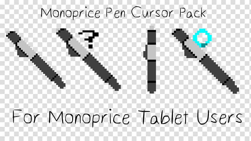 Monoprice/Yiynova MSPU Pen Cursor transparent background PNG clipart