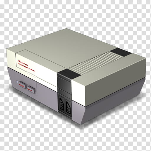 Icon, Nes_, white and gray NES console transparent background PNG clipart