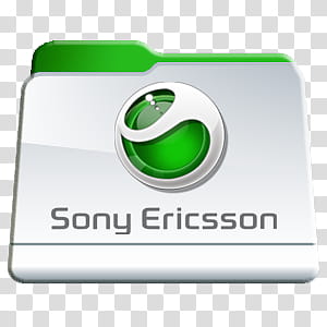 Program Files Folders Icon Pac, Sony Ericsson Folder, Sony Ericsson logo transparent background PNG clipart