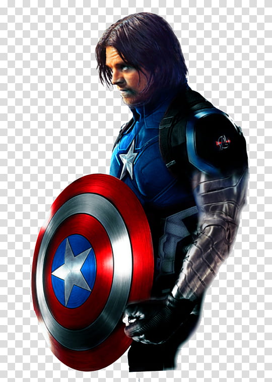 Bucky Captain America Render transparent background PNG clipart