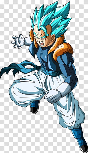 Gogeta SSJ Blue PNG Dragonball Super PNG Gogeta Fusion 