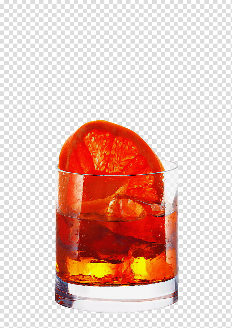 Orange, Negroni, Old Fashioned, Spritz Veneziano, Sea Breeze, Black Russian, Orange Drink, Old Fashioned Glass transparent background PNG clipart