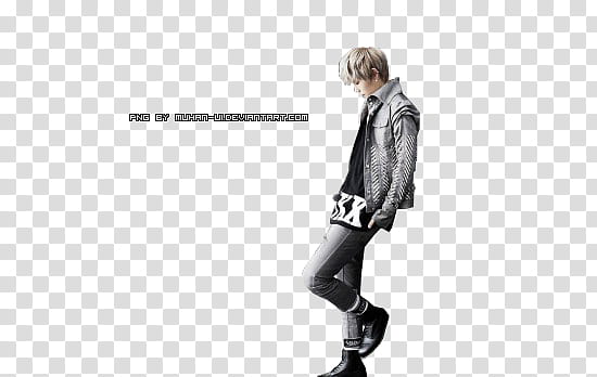 BAP, man wearing gray zip-up jacket transparent background PNG clipart