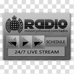 Ministry of Sound v , Radio schedule icon transparent background PNG clipart
