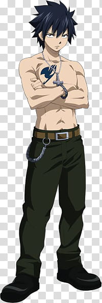 Gray Fullbuster , male anime character transparent background PNG clipart