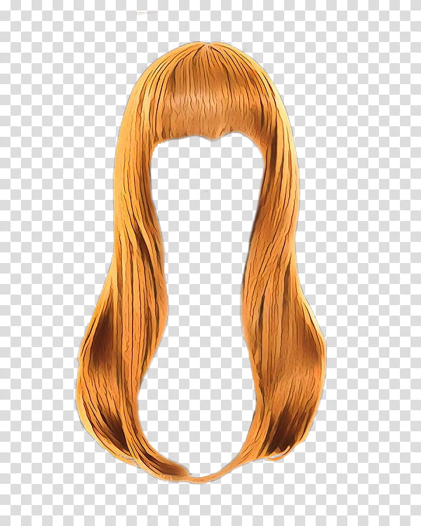 Orange, Cartoon, Hair, Wig, Clothing, Hairstyle, Hair Coloring, Layered Hair transparent background PNG clipart