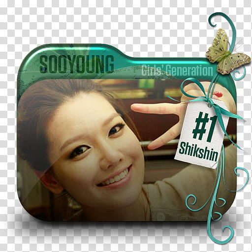 Sooyoung Folder Icon , , Soo Young from Girl's Generation transparent background PNG clipart