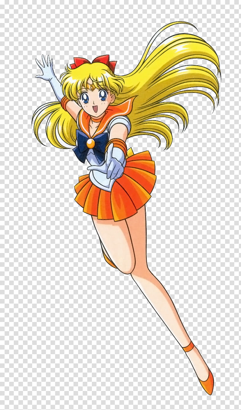 Sailor Venus transparent background PNG clipart