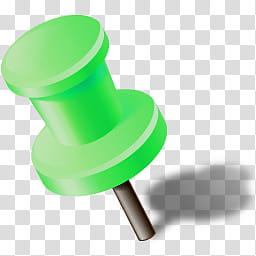 green thumbtack png