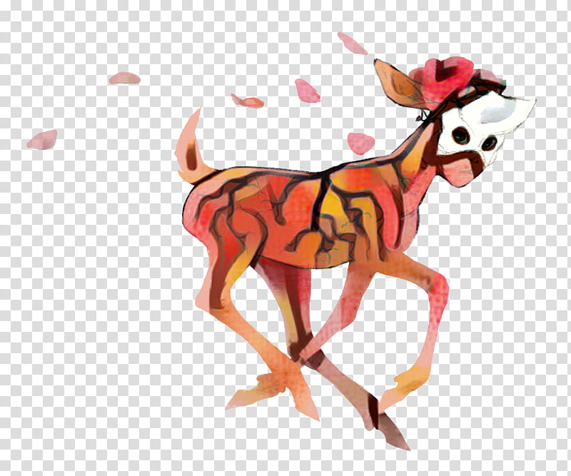 Reindeer, Antelope, Giraffids, Character, Cartoon, Fawn, Animal Figure, Wildlife transparent background PNG clipart