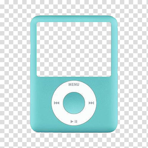 teal iPod nano rd generation transparent background PNG clipart