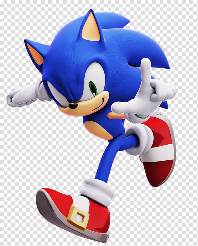 Run Sonic, Run!, blue Sonic illustration transparent background PNG clipart