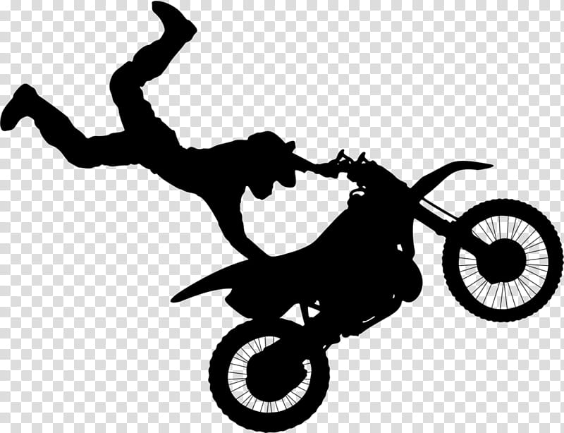 Bicycle, Motocross, Motorcycle Stunt Riding, Freestyle Motocross, Bmx, Motocross Rider, Silhouette, Stunt Performer transparent background PNG clipart