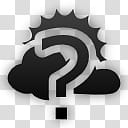 plain weather icons, na, black brain with question mark illustration transparent background PNG clipart