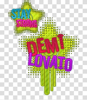 Texto de demi lovato transparent background PNG clipart thumbnail