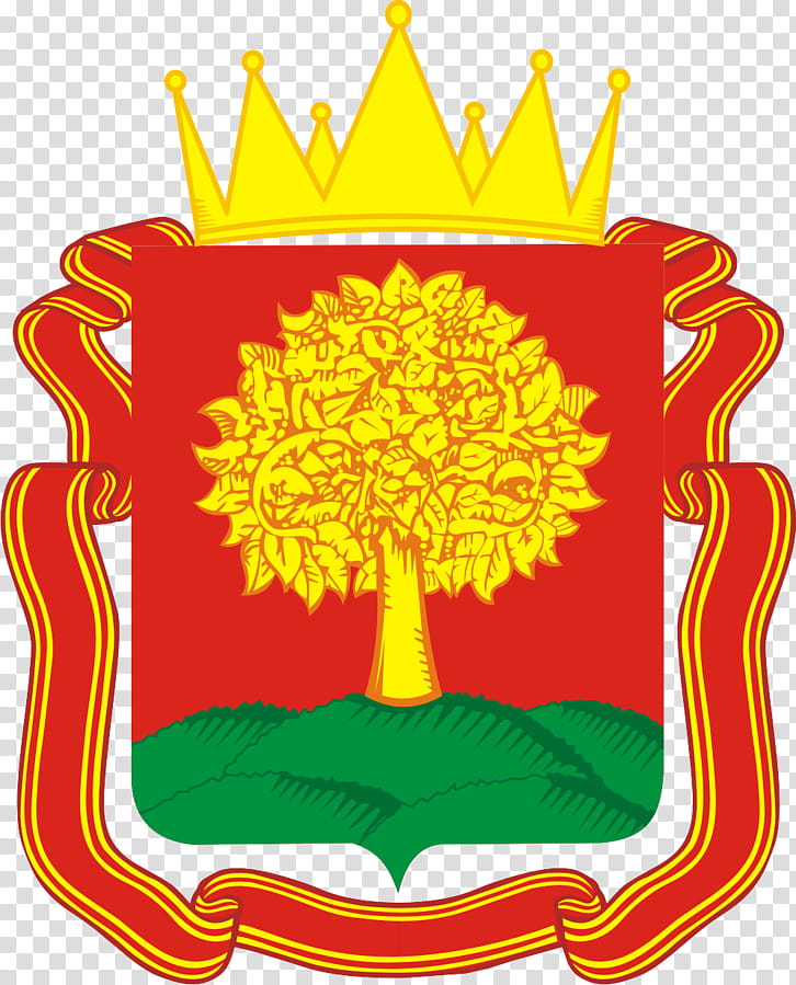 Flower Tree, Oblasts Of Russia, Coat Of Arms, Federal Subjects Of Russia, Administration Of The Lipetsk Region, Russian Heraldry, Lipetsk Oblast, Yellow transparent background PNG clipart